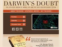 Tablet Screenshot of darwinsdoubt.com